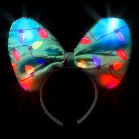 Christmas Light-Up Bow Band