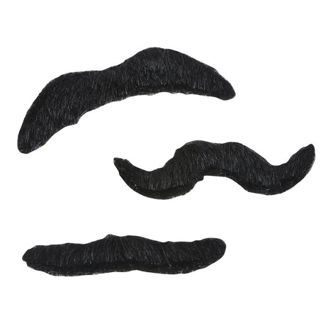 Mustache Set 3.5" 3 PC (1 DZ)