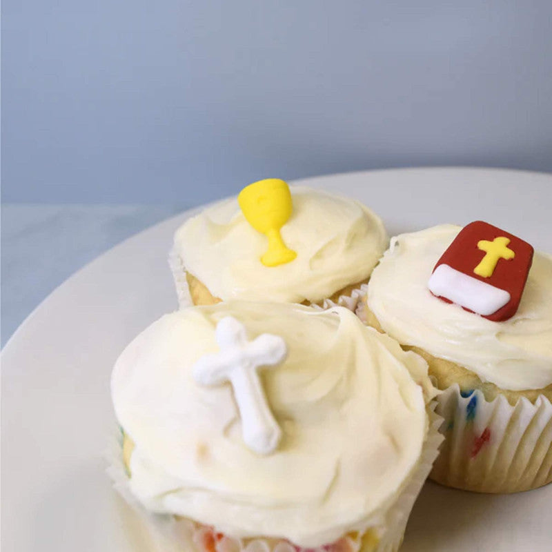 Religious Christian Edible Cake Cupcake Toppers 15 Count