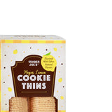 Meyer Lemon Cookie Thins 9 oz Crisp & Citrusy