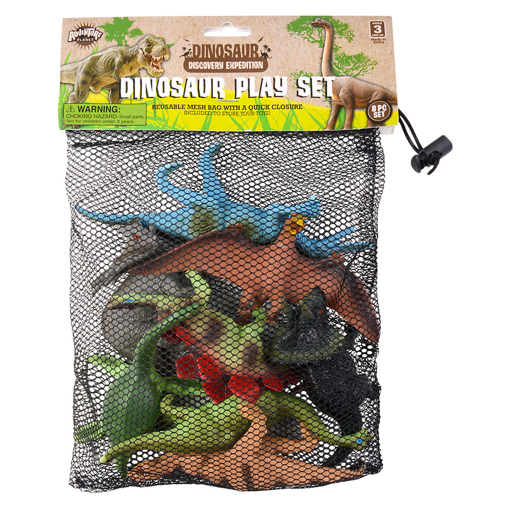 Dinosaur Assortment Mesh Bag Set