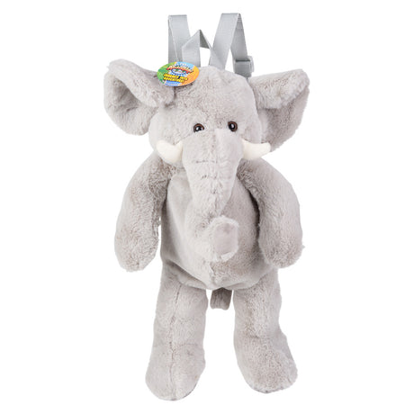 Plush Elephant Backpack 20"