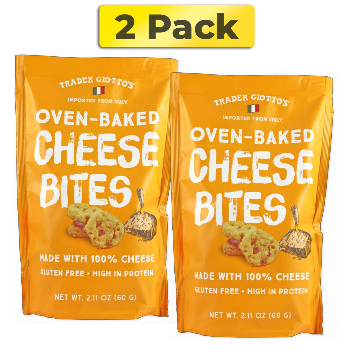 Trader Joe's Trader Giotto's Oven-Baked, Gluten-Free, Low Carb Cheese Bites