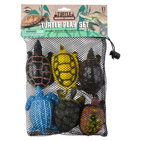 Mesh Turtle Bag 6-Piece Set (Ages 3+)
