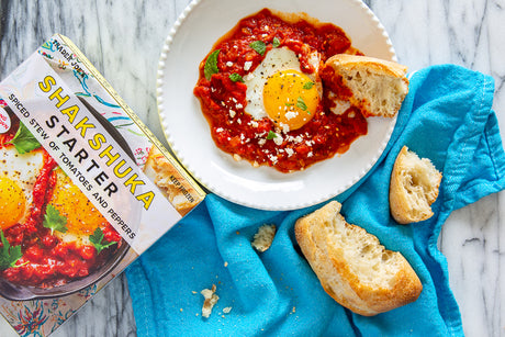 Shakshuka Starter Tomato Pepper Sauce Quick Ready Meal Base 9 Oz