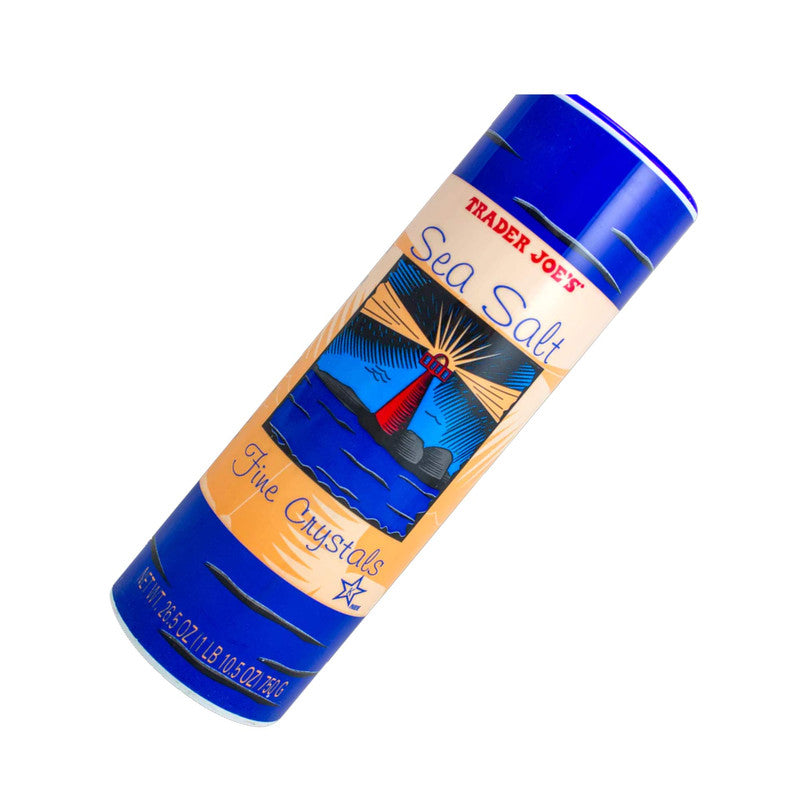 Trader Joe's Sea Salt Fine Crystals Pure & Versatile 26.5 oz