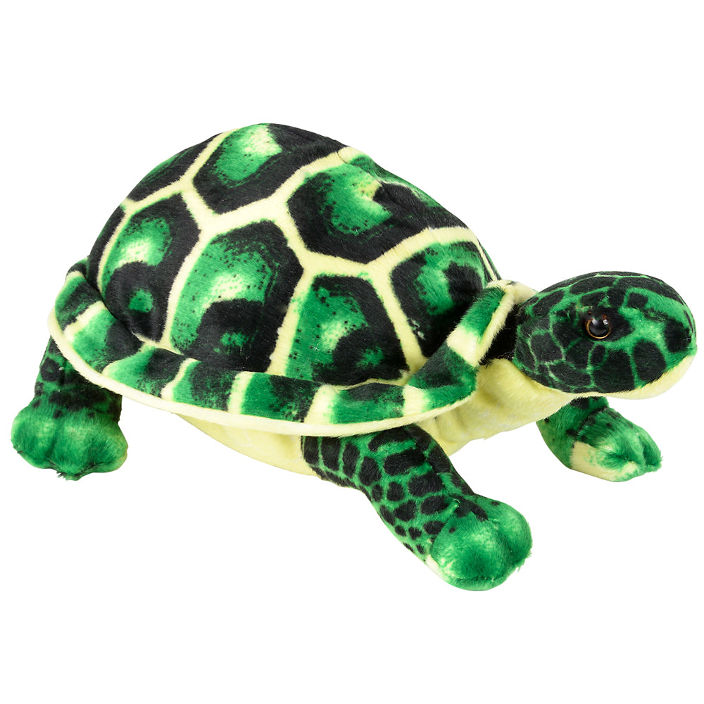 Plush Turtle Brown/Green 10.5"