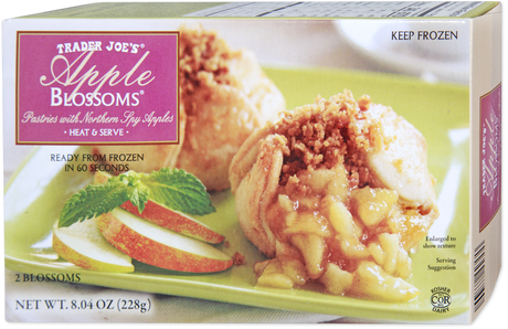 Apple Blossoms Cinnamon Crumble Filled Pastry Dessert 8.04 Oz