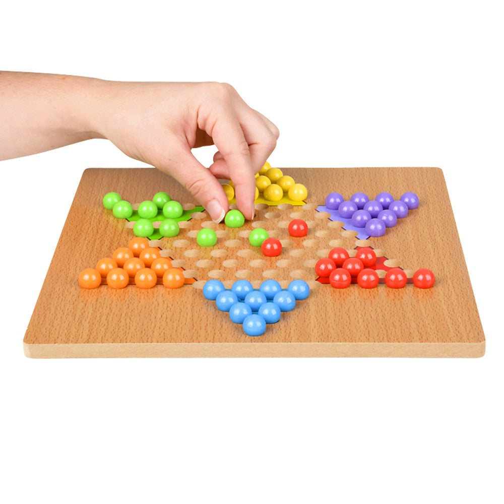 Wooden Chinese Checkers Game (1 Box)