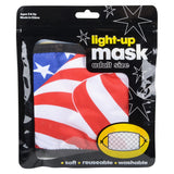 Light-Up Patriotic Face Mask Adult Size (1 DZ)