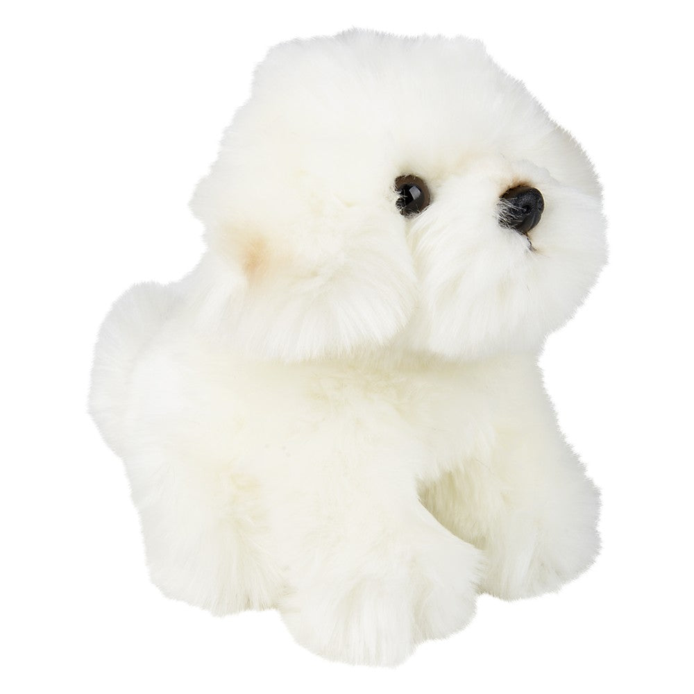 Plush Bichon Dog Stuffed Toy (1 PC)