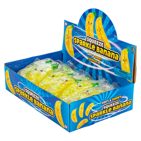 Squeeze Sparkle Banana (12 PC Display)