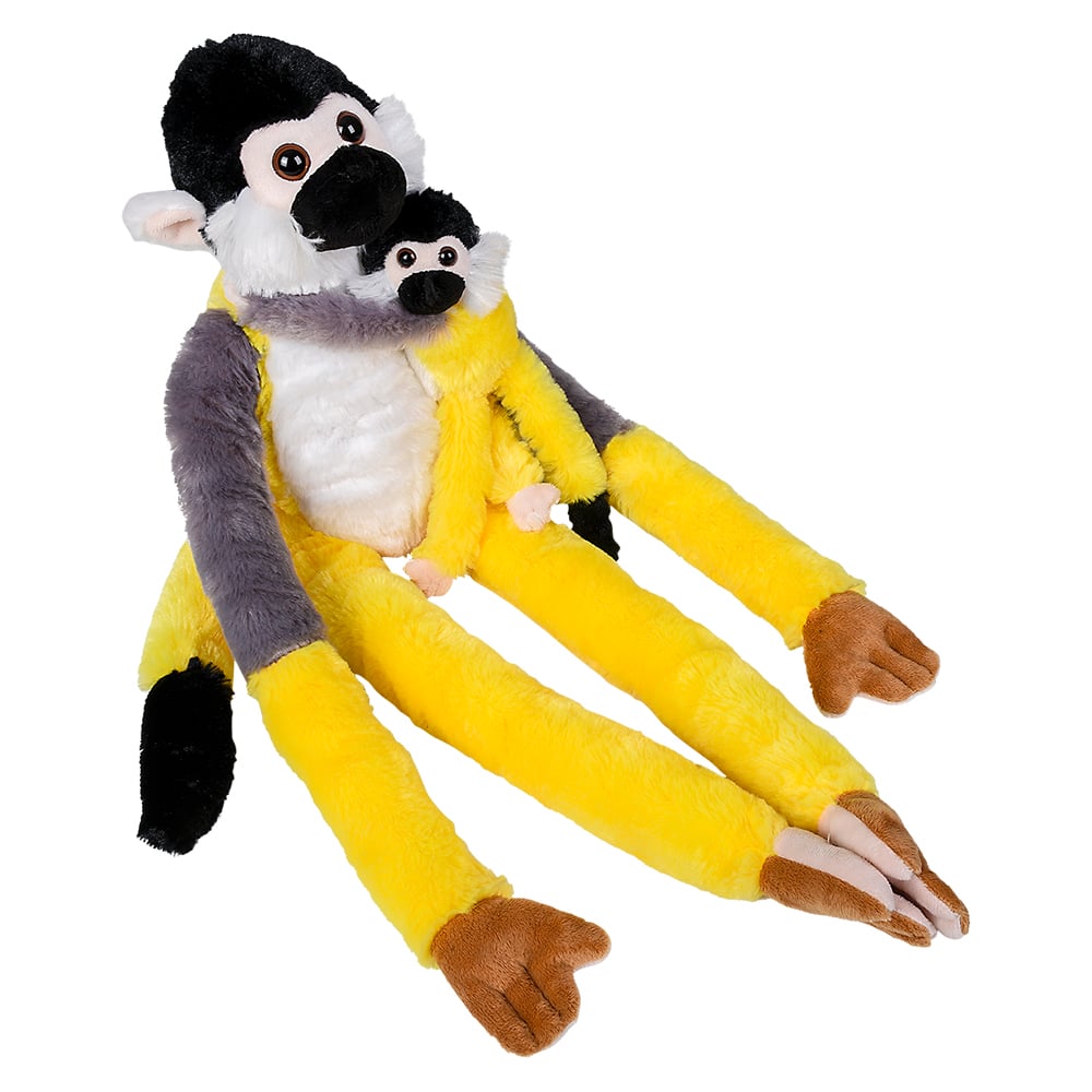 Hanging Squirrel Monkey Plush 28"