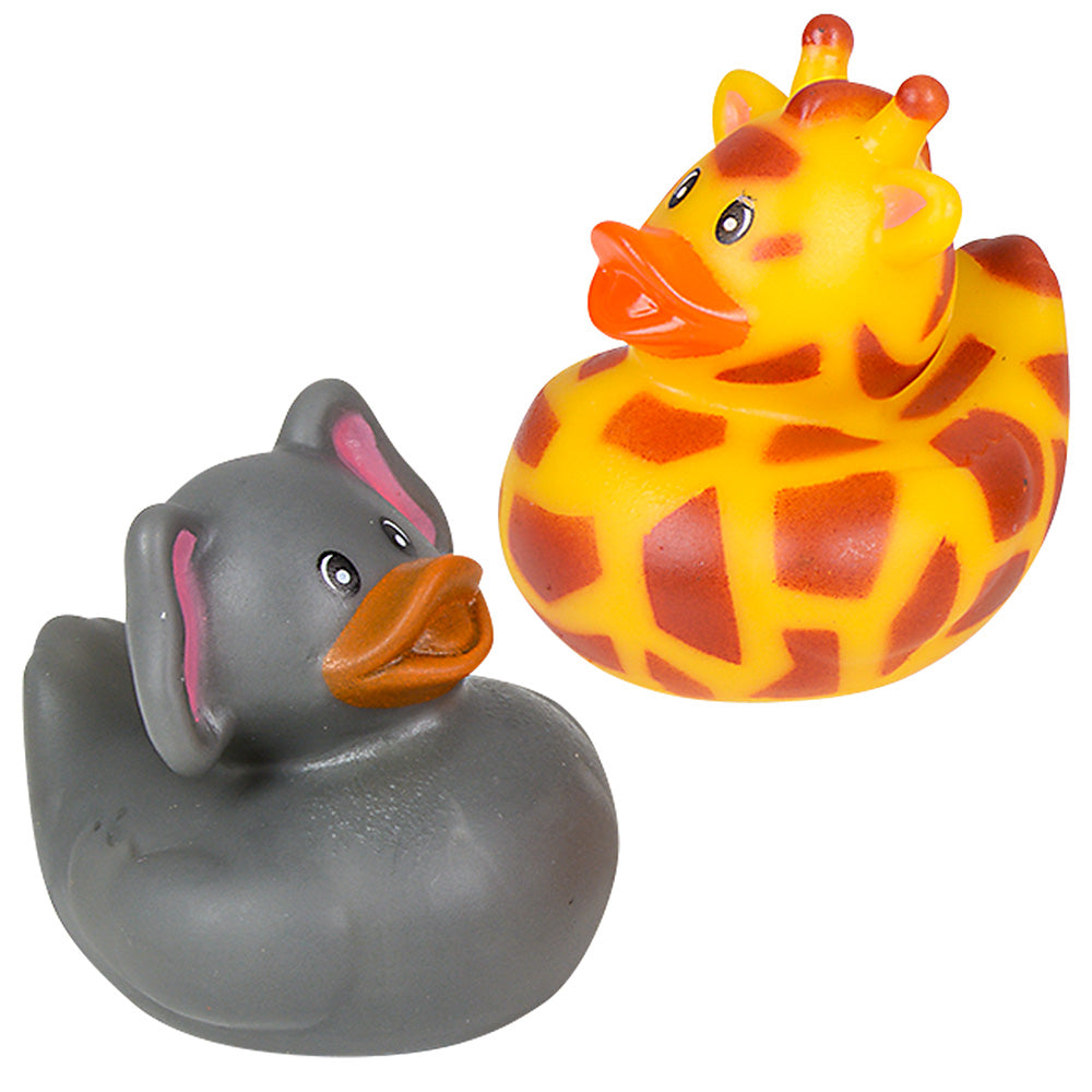 Zoo Animal Rubber Duckies (1 DZ)