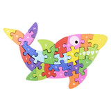 Wooden Shark Letter Puzzle (1 PC)