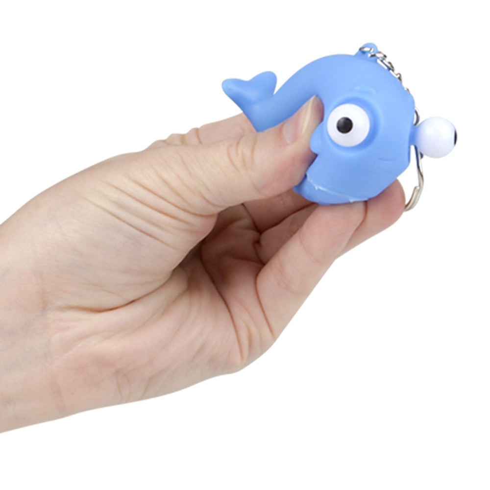 Animal Popping Eye Keychain (1 DZ)