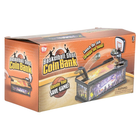 Basketball Shot Coin Bank 8.5"