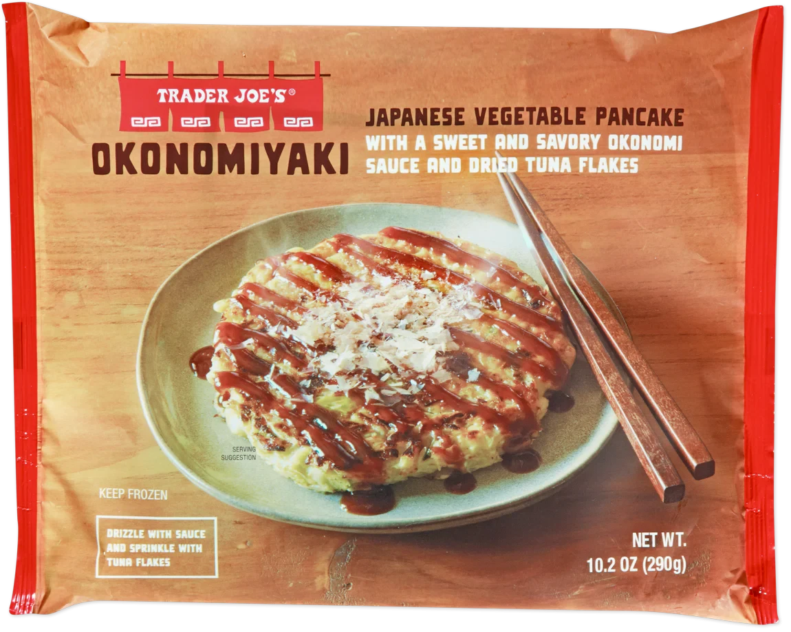 Okonomiyaki Japanese Vegetable Pancake Frozen Savory Snack 10.2 Oz