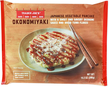 Okonomiyaki Japanese Vegetable Pancake Frozen Savory Snack 10.2 Oz