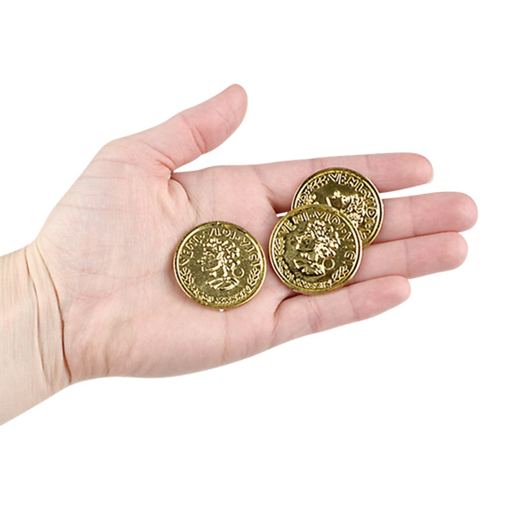 Gold Coin Plastic Coins (144 Pc Poly Bag)