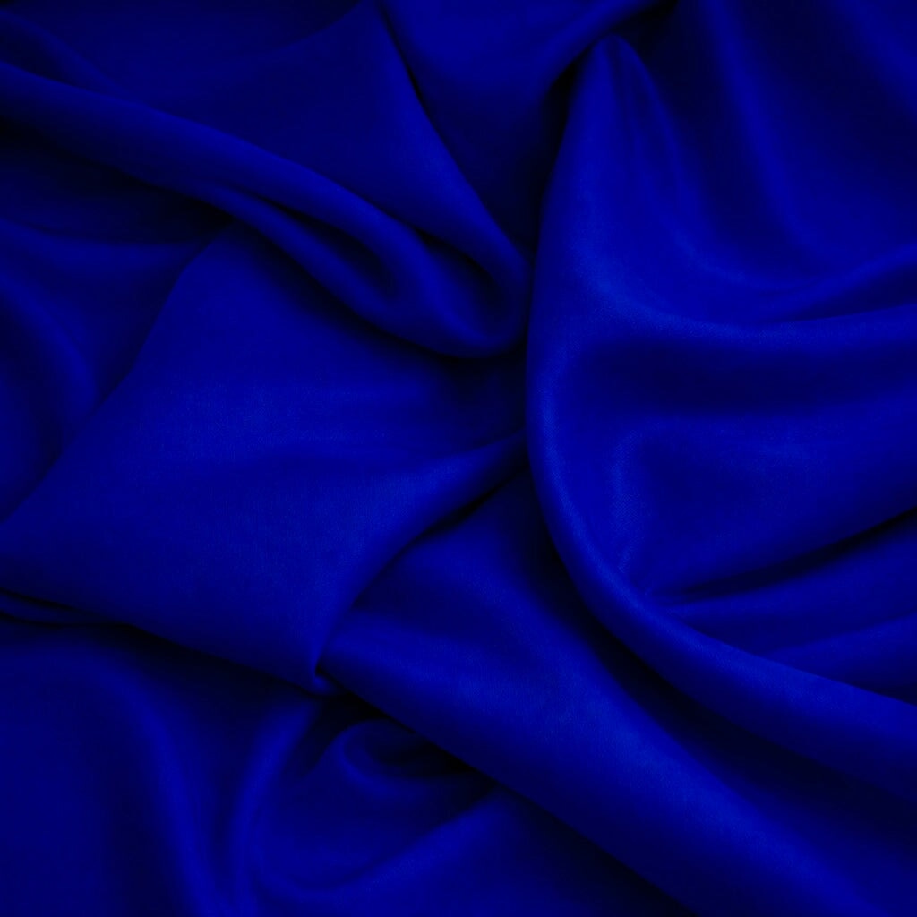 Royal Blue Pongee Lining