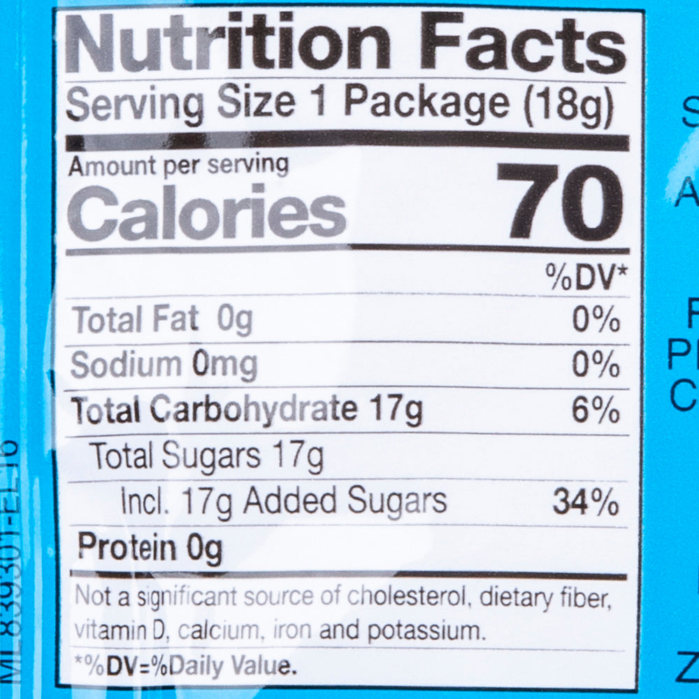 Pop Rocks Dips Blue Raspberry (1 Box)