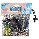 Dolphin And Whale Mesh Bag Play Set (12 Pc)