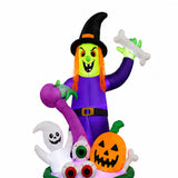 6FT Halloween Witch Inflatable Yard Decoration