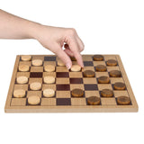 Wooden Checkers 10" (1 Box)