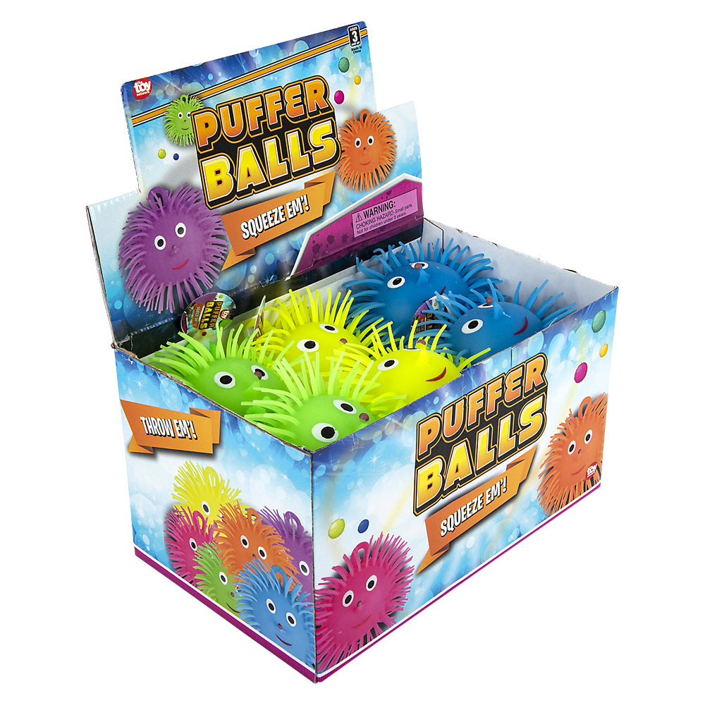 Puffer Ball With Eyes (12 PC Display)