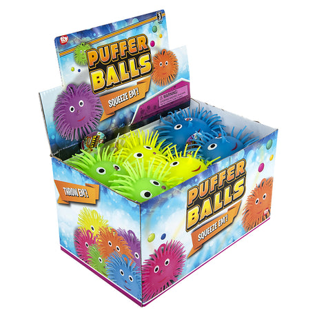 Puffer Ball With Eyes (12 PC Display)