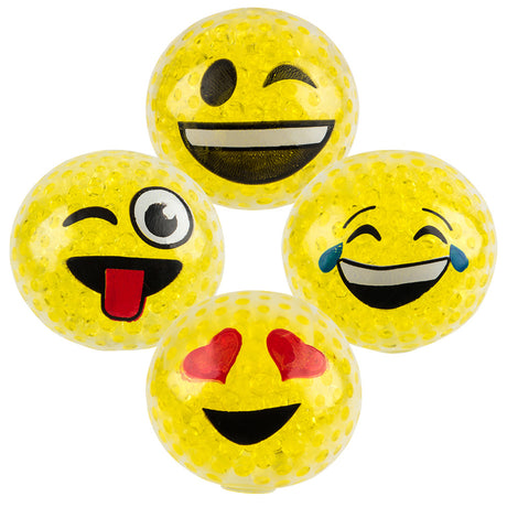 Squeezy Bead Emoticon Ball (12 PC Display)
