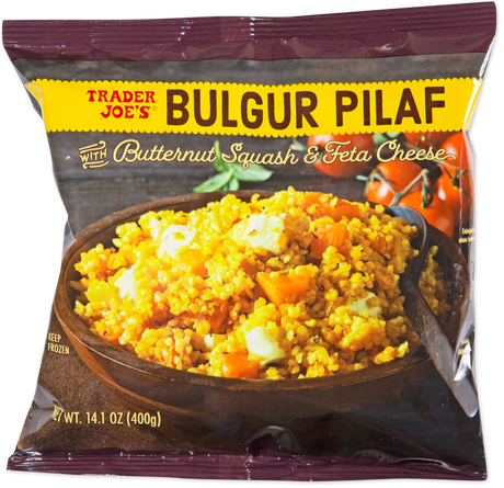 Bulgur Pilaf with Butternut Squash & Feta Cheese Ready Meal 14.1 Oz