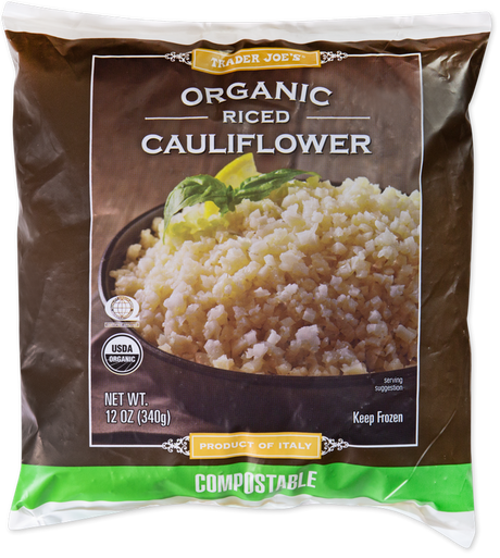 Organic Riced Cauliflower Low Carb Rice Alternative 12 Oz