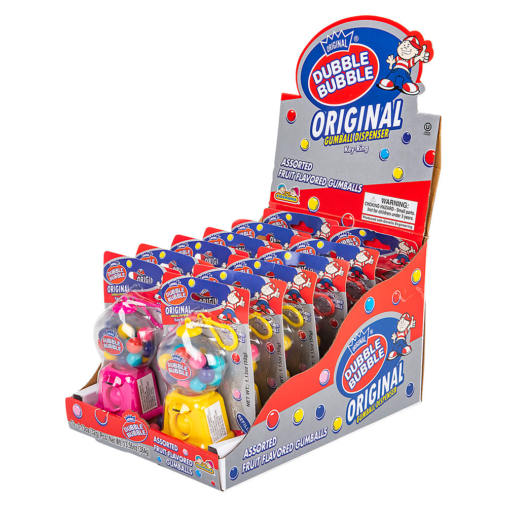 Gumball Dispenser Keychain (12 Pc Display)