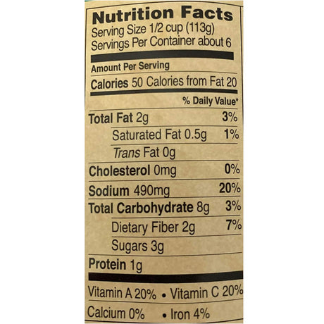 Organic Marinara Sauce 25 Oz