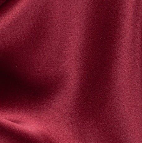 Stretch Satin Burgundy