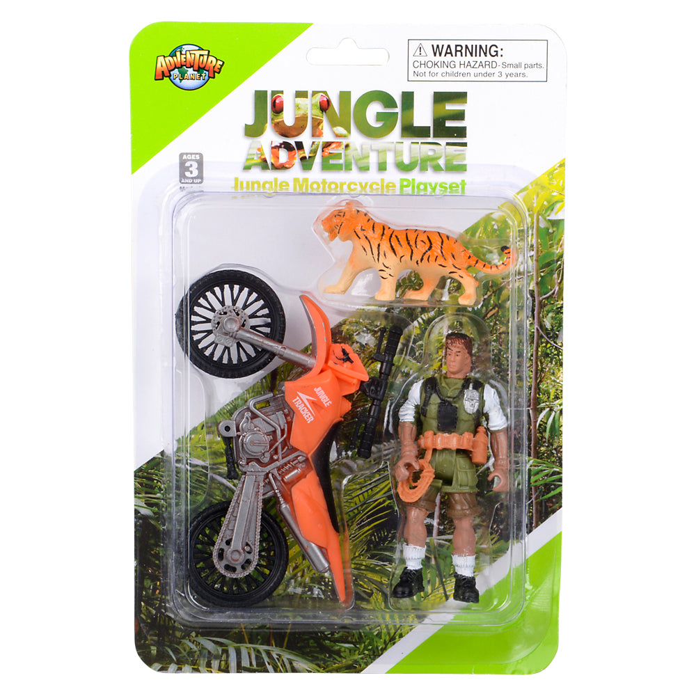Jungle Motorcycle Play Set