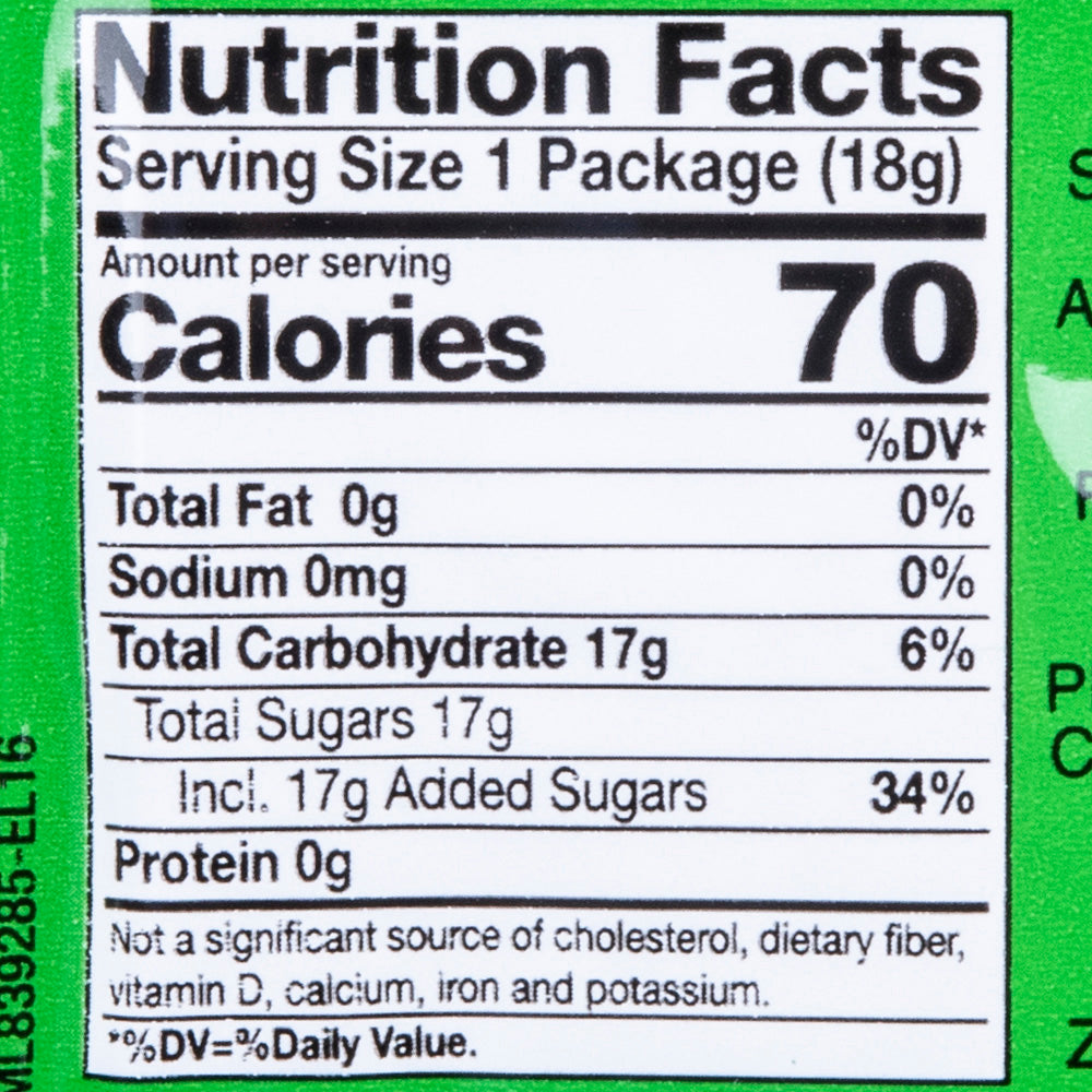 Pop Rocks Dips Sour Apple (1 Box)
