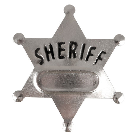 Metal Sheriff Badge (1 DZ)