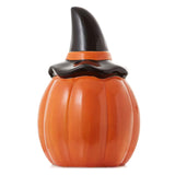 Casafield Pre Lit Ceramic Halloween Jack-o-Lantern Tabletop Decor