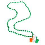 Irish Flag Shamrock Beads Necklace (1 DZ)