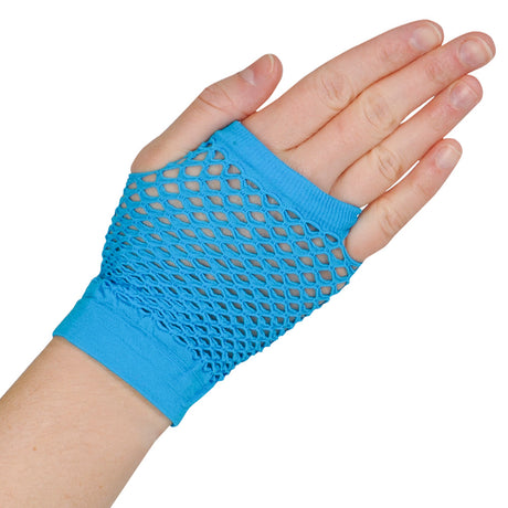 Neon Fishnet Wrist Gloves (1 DZ)