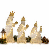 3-Piece Three Wise Men Nativity Yard Decoration Set