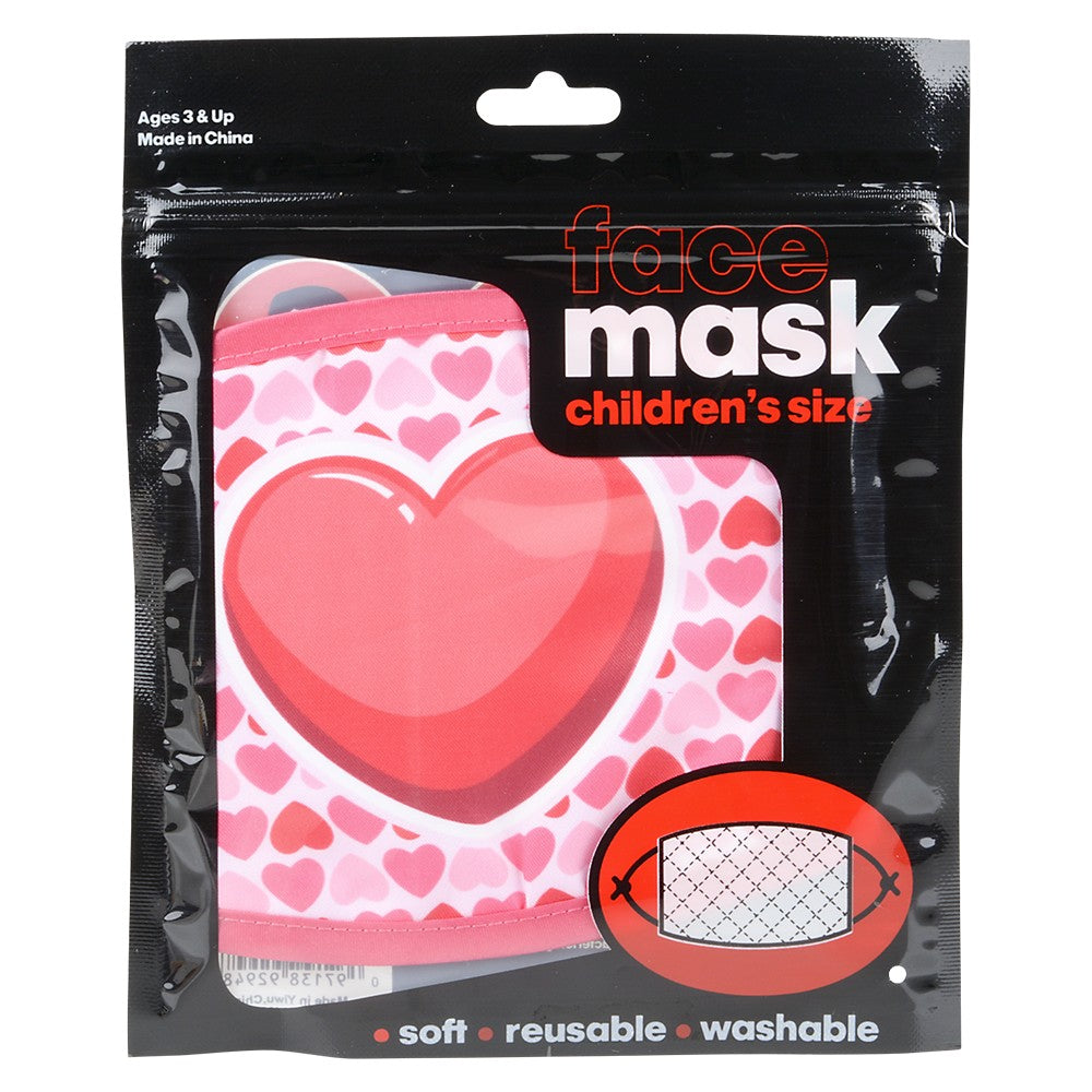 Valentine's Face Mask Child Size (12 Pc)