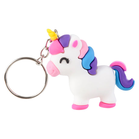 Unicorn Keychains 2.25" (24 Pc Poly Bag)