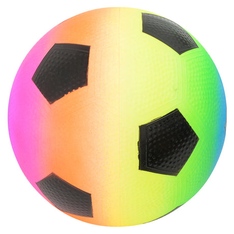 Rainbow Soccer Playground Ball 9"