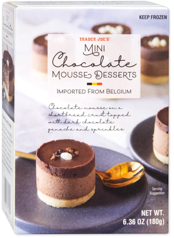Mini Chocolate Mousse Desserts Creamy Layered Sweet Treat 6.36 Oz