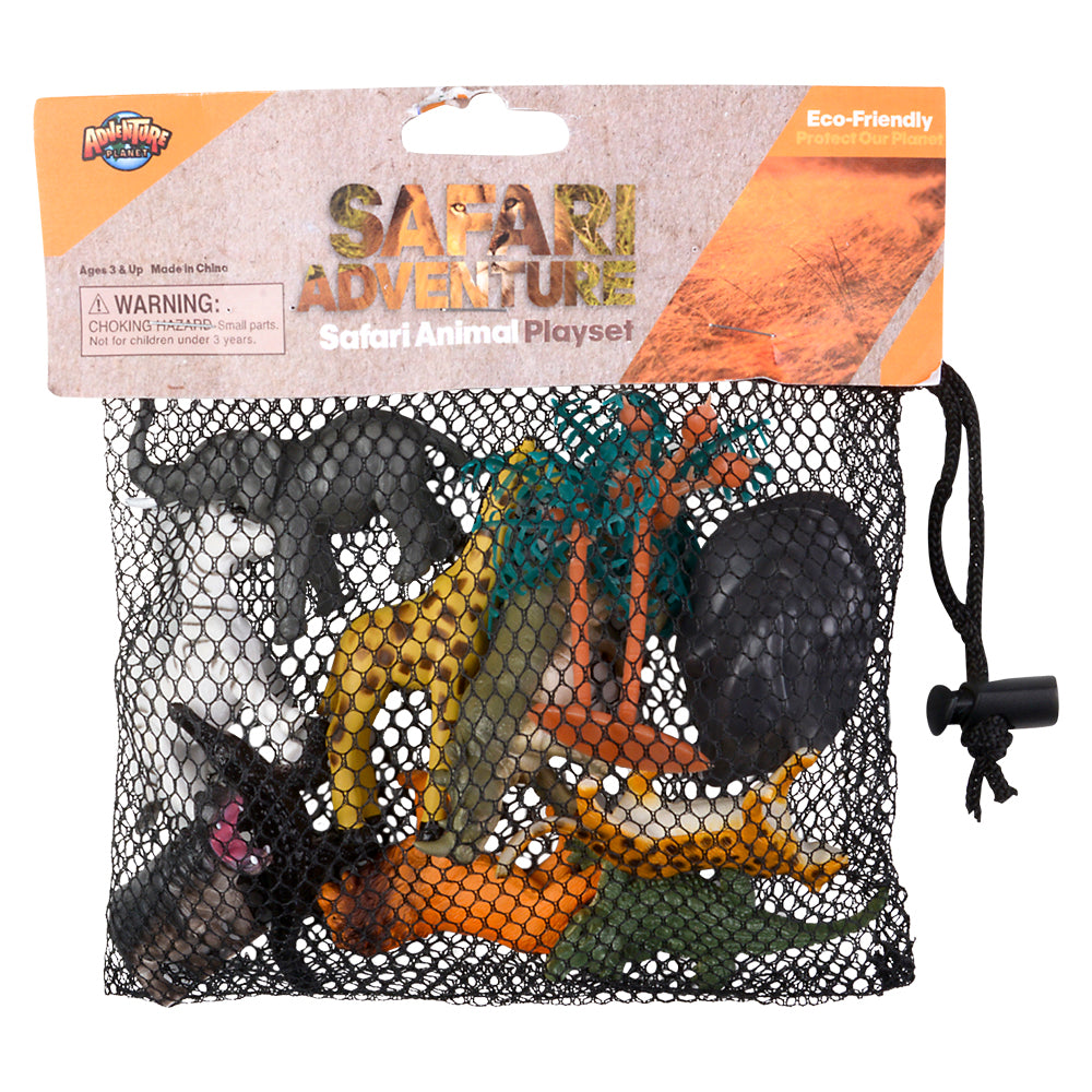 Safari Mesh Bag Play Set (12 Pc Bag)