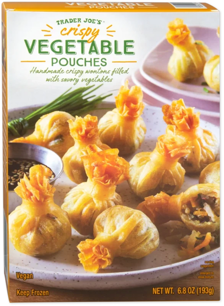 Crispy Vegetable Pouches Savory Veggie Pastry Appetizer Snack 6.8 Oz